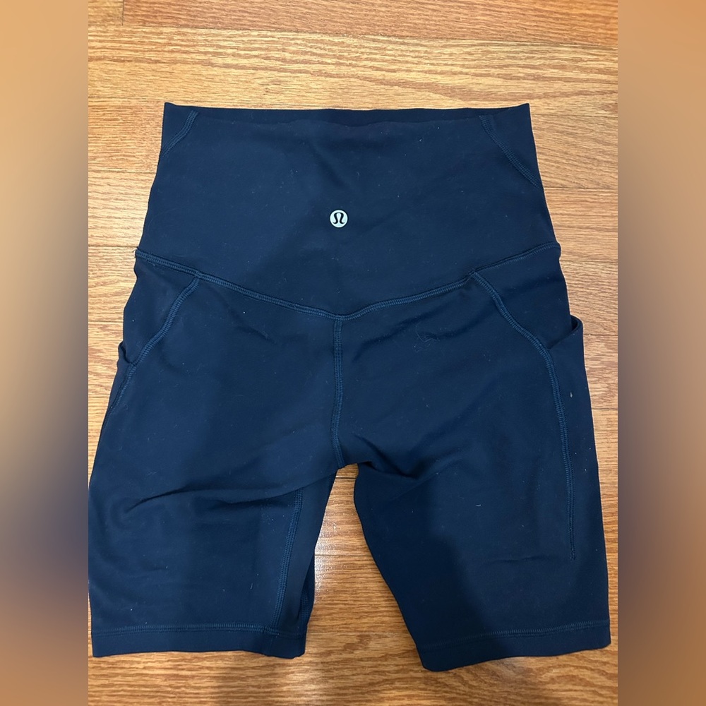 Lululemon Align bike short with pockets size 4
